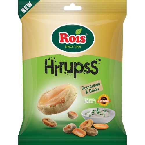 Rois HRRUPSS фъстъци със сметана и лук (120 г)