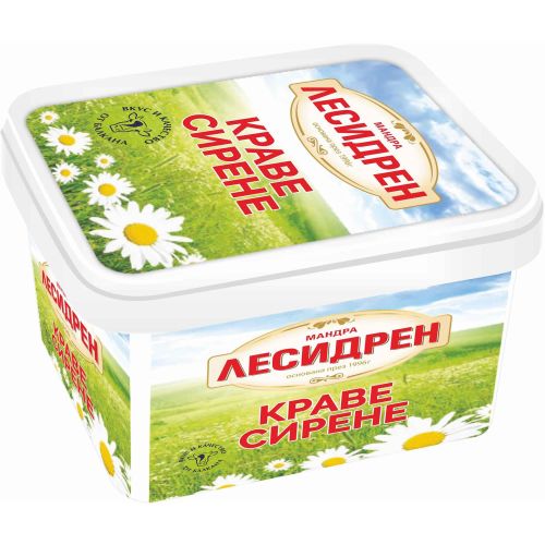 Лесидрен краве сирене, кутия (900 г)