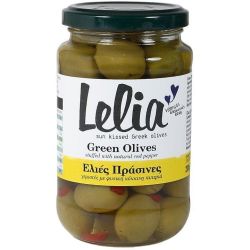 Lelia зелени маслини с пълнеж червени натурални чушки