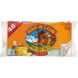 Happy Cow топено сирене гауда, 48 слайса (800 г)