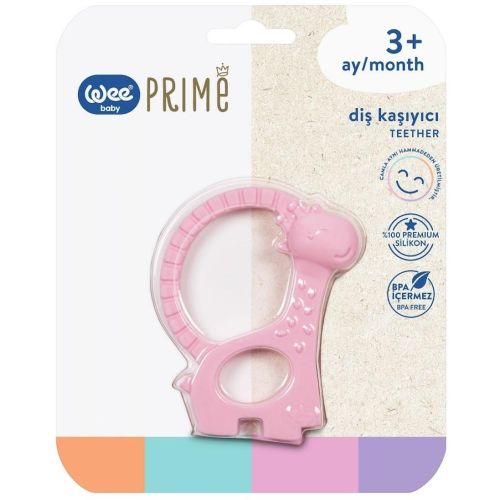 Wee Baby гризалка от естествен силикон, 3+ месеца (1 бр.)