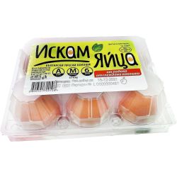 Искам яйца кокоши яйца подово отглеждане, размер M (6 бр.)