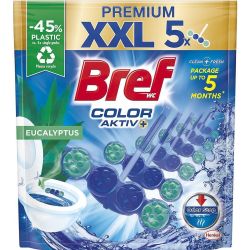 Bref Power Aktive Eucalyptus ароматизатор за тоалетна, 5 бр. х 50 г (1 бр.)