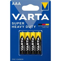 Varta Super Heavy Duty цинкови батерии AAA (4 бр.)