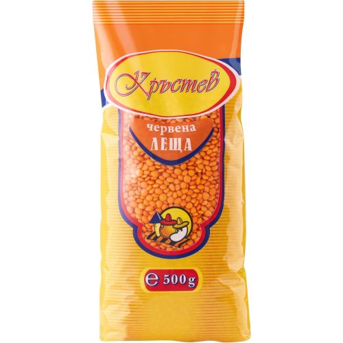 Кръстев червена леща (500 г)
