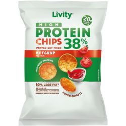Livity протеинов чипс с кетчуп