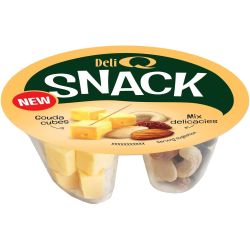 Deli Q Snack кубчета гауда, ядки и стафиди (100 г)