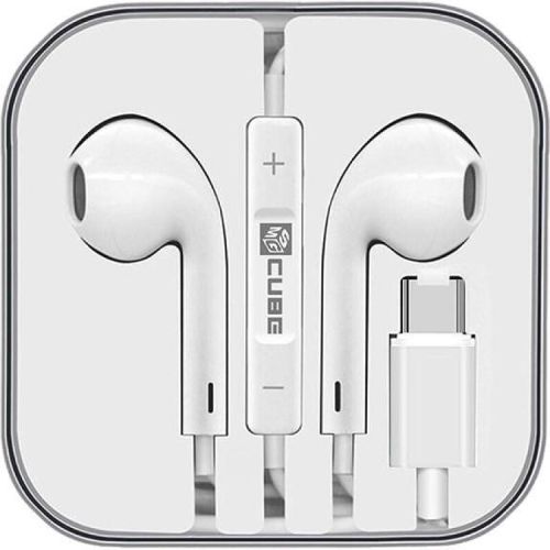 MSG Cube Handsfree Type-C, бяло (1 бр.)