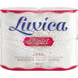 Luxica тоалетна хартия, 3 пласта, 800 г, 4 бр. (4 бр.)