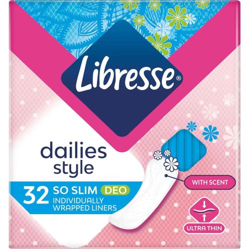 Libresse Dailies Style So Slim Deo ежедневни превръзки, единично опаковани (32 бр.)
