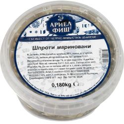 Ариел Фиш мариновани шпроти (180 г)