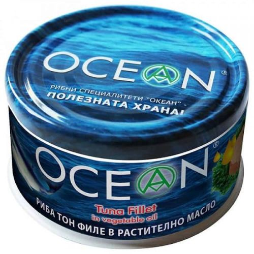 Ocean риба тон филе в растително масло (95 г)