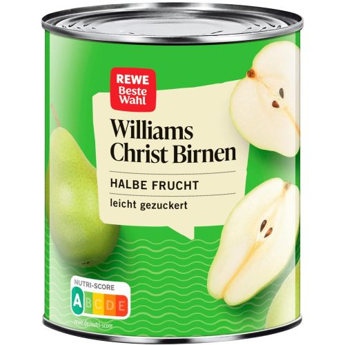 REWE компот от круши Уилямс-Крист половинки (455 г)