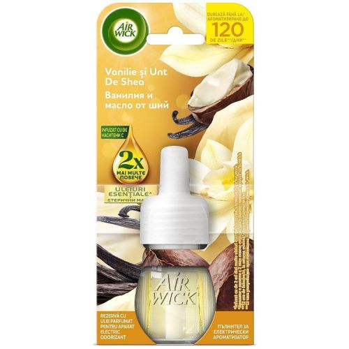 Air Wick Vanilla & Shea Butter пълнител за електрически ароматизатор (19 мл)