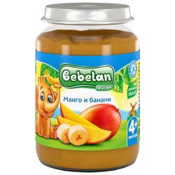 Bebelan плодов десерт с манго и банани, 4+ месеца (190 г)