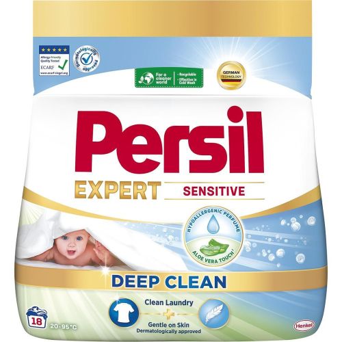 Persil Expert Sensitive прах за пране, 18 пранета (990 г)
