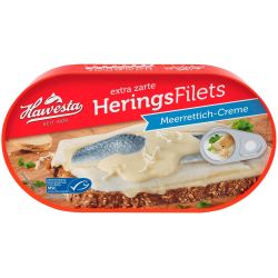Hawesta херинга филе в крем от хрян (200 г)