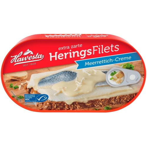 Hawesta херинга филе в крем от хрян (200 г)