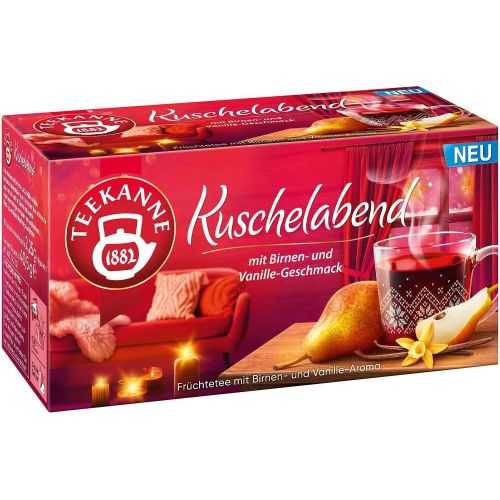 Teekanne Kuschelabend плодов чай с аромат на круша и ванилия, 18 бр. х 2.25 г (40.5 г)