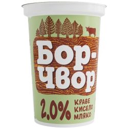 Бор Чвор краве кисело мляко 2% (400 г)