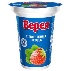 Верея млечнокисел десерт с парченца ягода 2% (290 г)
