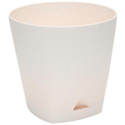 Urban саксия с подложка Ф: 17 см, Н: 15 см, бежова (1 бр.)