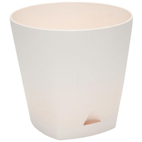 Urban саксия с подложка Ф: 17 см, Н: 15 см, бежова (1 бр.)