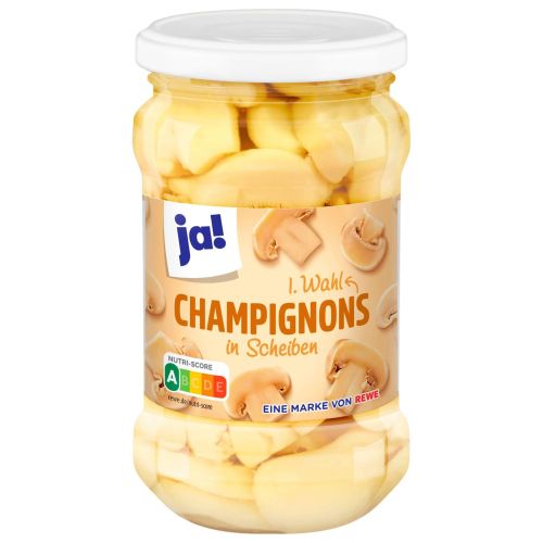 JA! нарязани печурки първо качество (170 г)