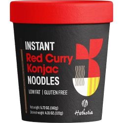 Hethstia Red Curry Konjac Cup Noodles нискокалорични конджак нудъли с червено къри (162 г)