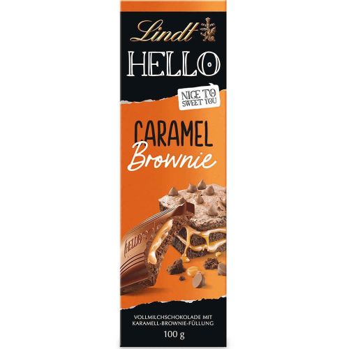 Lindt Hello шоколад с брауни карамел (100 г)