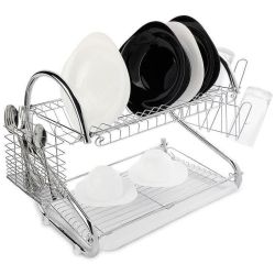 Brio сушилник за съдове, две нива, S-образен (1 бр.)
