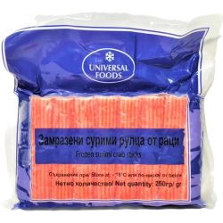 Universal Foods замразени сурими рулца от раци (250 г)