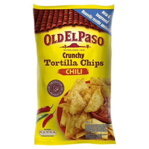 Old El Paso царевичен тортила чипс с чили (200 г)