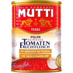Mutti ситно нарязани домати с чесън (400 г)
