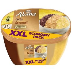 Nestle Aloma сладолед банан, карамел и шоколад (3 л)