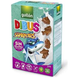 Gullon Dibus Sharkies бисквити без глутен (250 г)