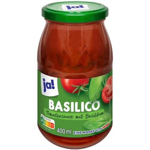 Ja! доматен сос с босилек (400 мл)
