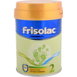 Friso Frisolac преходно адаптирано мляко 2, 6 - 12 месеца (400 г)