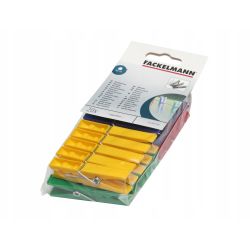 Fackelmann щипки за пране 4 цвята, 7 см (20 бр.)