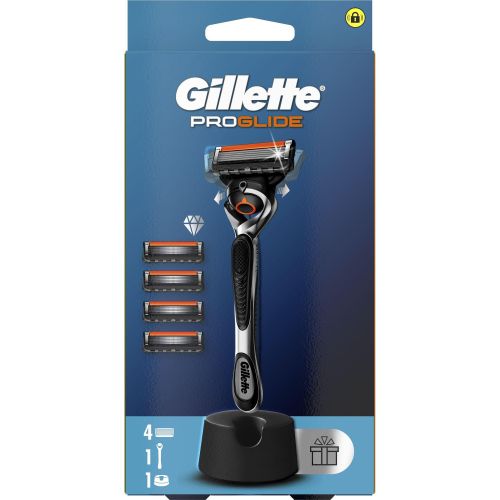 Gillette Fusion Proglide самобръсначка с поставка и 4 ножчета (1 бр.)