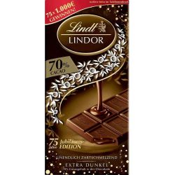 Lindt Lindor шоколад със 70% какао (100 г)
