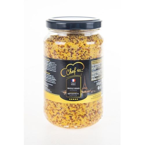 Chef Is едрозърнеста горчица (350 г)