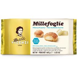 Matilde Vicenzi Millefoglie с млечен крем и бял шоколад (100 г)