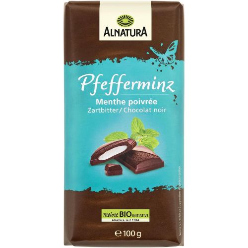 Alnatura шоколад мента (100 г)