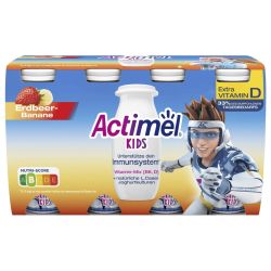Danone Actimel ягода и банан 2%, 8 бр. х 100 г (800 г)