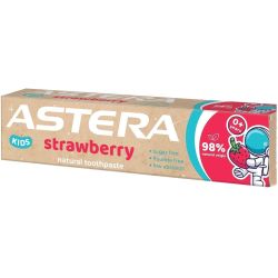 Astera Natural Kids паста за зъби ягода, 0+ години (50 мл)
