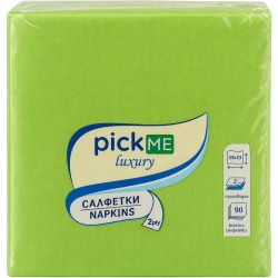 Pick Me салфетки цветни лукс 33х33 см (30 бр.)