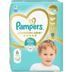 Pampers Premium Care пелени Extra Large 6, 13+ кг (38 бр.)