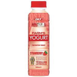 OKF Farm's Yogurt напитка йогурт ягода (500 мл)