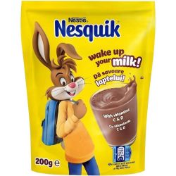 Nestle Nesquik разтворима какаова напитка с добавени витамини и минерали (200 г)